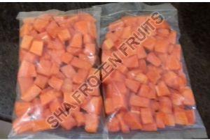 frozen papaya dices