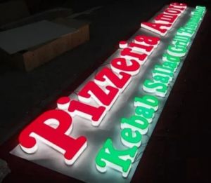 Colored Acrylic Letter