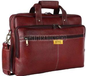 Red Leather Laptop Bag