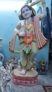 Marble Krishna Standing Statue