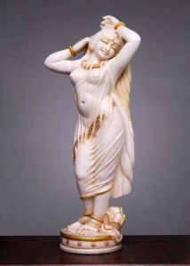 Marble Standing Indian Lady Statue