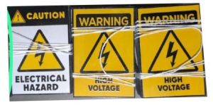 Aluminium Warning Plate