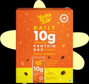 Mocha Brownie 10g Protein Bar Box (Pack of 6)