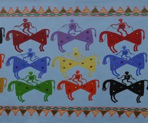 pithora horses painting