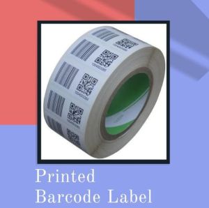 Printed Barcode Label