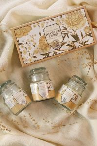 SCENTED CANDLE GIFT SET 3 JAR CANDLE