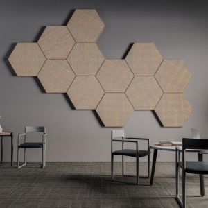 Plush acoustic tile