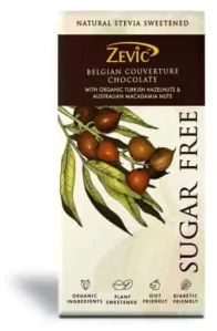 ZEVIC BELGIAN COUVERTURE CHOCOLATE WITH ORGANIC TURKISH HAZELNUTS AND AUSTRALIAN MACADAMIA NUTS