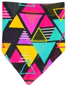 Triangular Print Dog Bandana