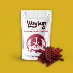 Wagsun Premium Munchi Sticks,Mutton Flavour,Dog Treats 400 GM