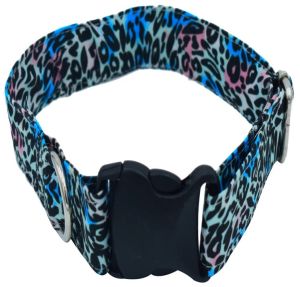 Wonder Leopard Cotton Dog Collar