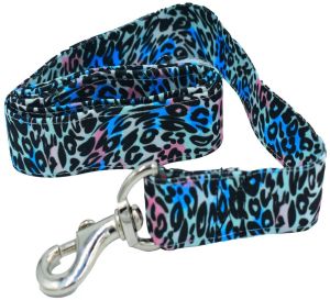 Wonder Leopard Cotton Dog Leash(Flat ,Medium)