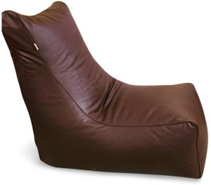 EXTRA TALL LOUNGER ROYAL COFFEE BROWN BEAN BAG