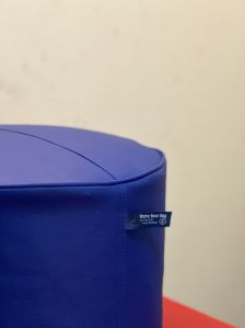 FOOTREST ROYAL BLUE BEAN BAG