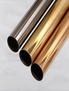 PVD-coated Stainless Steel Gold Pipes