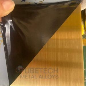 PVD Gold Hairlines Stainless steel sheets