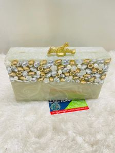 Stylish Resin Clutch Bag