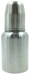 Voik Vega Round Stainless Steel Baby Feeding Bottle 140ml