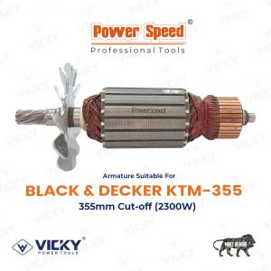 PowerSpeed Armature For KTM-355 Black & Decker