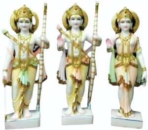 Ram Jodi Marble Statue