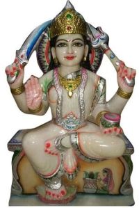 Santoshi Mata Marble Statue