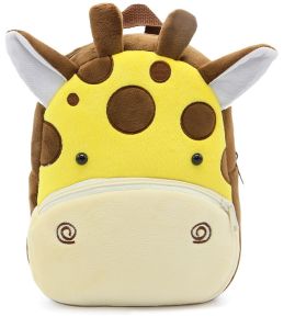 Kids Animal Face Soft Plush Backpack