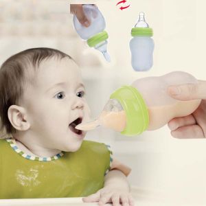 Spoon Style Silicone Baby Feeding Bottle