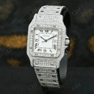 HK80 VVS Moissanite Diamond Watch