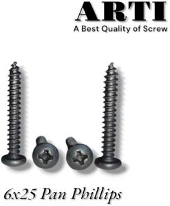 6x25 Pan Phillips Self Tapping Screw