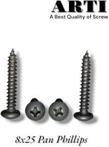 8x25 Pan Phillips Self Tapping Screw