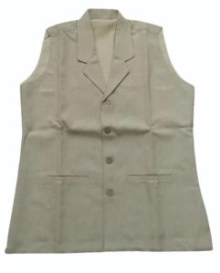 Girls Poly Viscose College Waistcoat