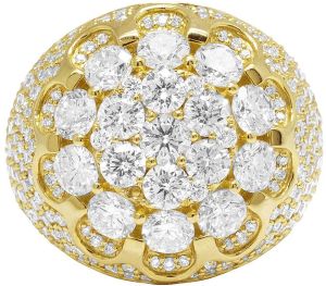 Yellow Gold Lab Grown Diamond RIng In VS2-SI1 Clarity