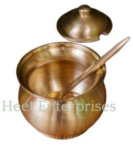 brass puja kalash set