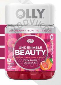 OLLY Undeniable Beauty Gummy for Healthy Hair Skin & Nails