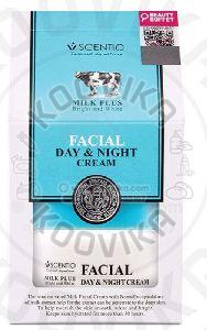 Scentio Milk Plus Organic Whitening Face Day AND Night Cream, (Made in THAILAND) with 30 Hours of hy