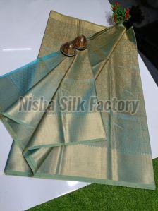 Wedding Wear Weaving Banarasi Tanchoi Tissue Saree