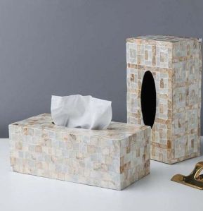 Mop Mosaic Tissue Box