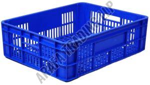 Rectangular Blue Bakery Crates