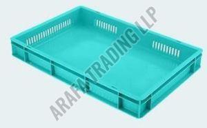 Sides Perforated Bottom Closed Plastic Crate