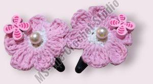 crochet hair clips