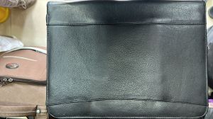 PU Leather Black File Folder