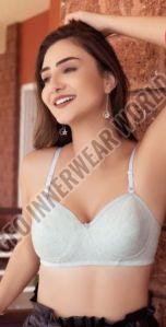 Ladies White Padded Bra