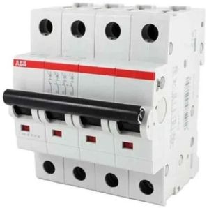 SB204 4 Pole ABB Miniature Circuit Breaker