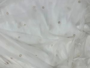 Nylon Sequence Butti Fabric