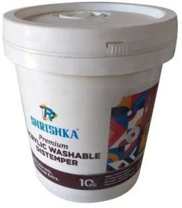 10kg Premium Acrylic Washable Distemper Paint