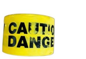 Yellow Barricade Caution Tape