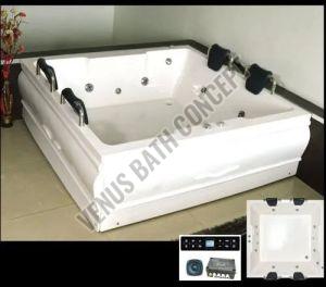 Square Acrylic Jacuzzi Bathtub