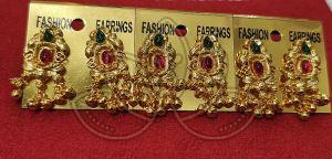 Artificial Golden Jhumka Earrings