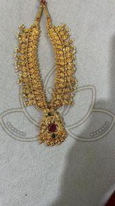 Artificial Pendant Heavy Saaj Necklace