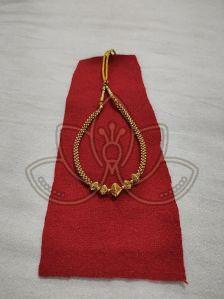 Party Wear Golden Artificial Thushi Necklace